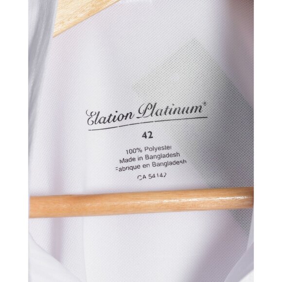 Elation Platinum Womens 42 Equestrian Riding Shirt White - Picture 7 of 9